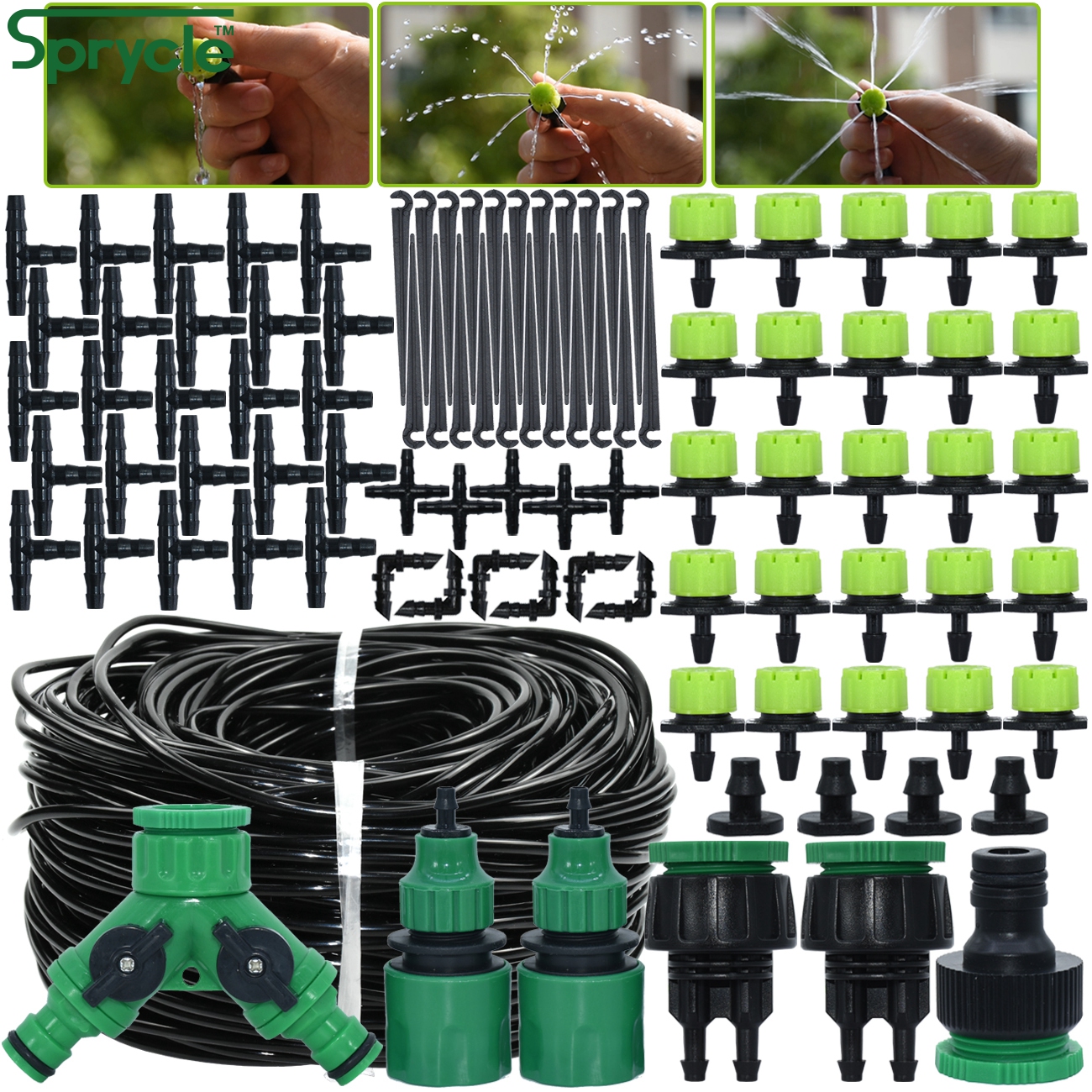 Smart Urban Garden - SPRYCLE 5-50M Automatic Garden Watering Adjustable