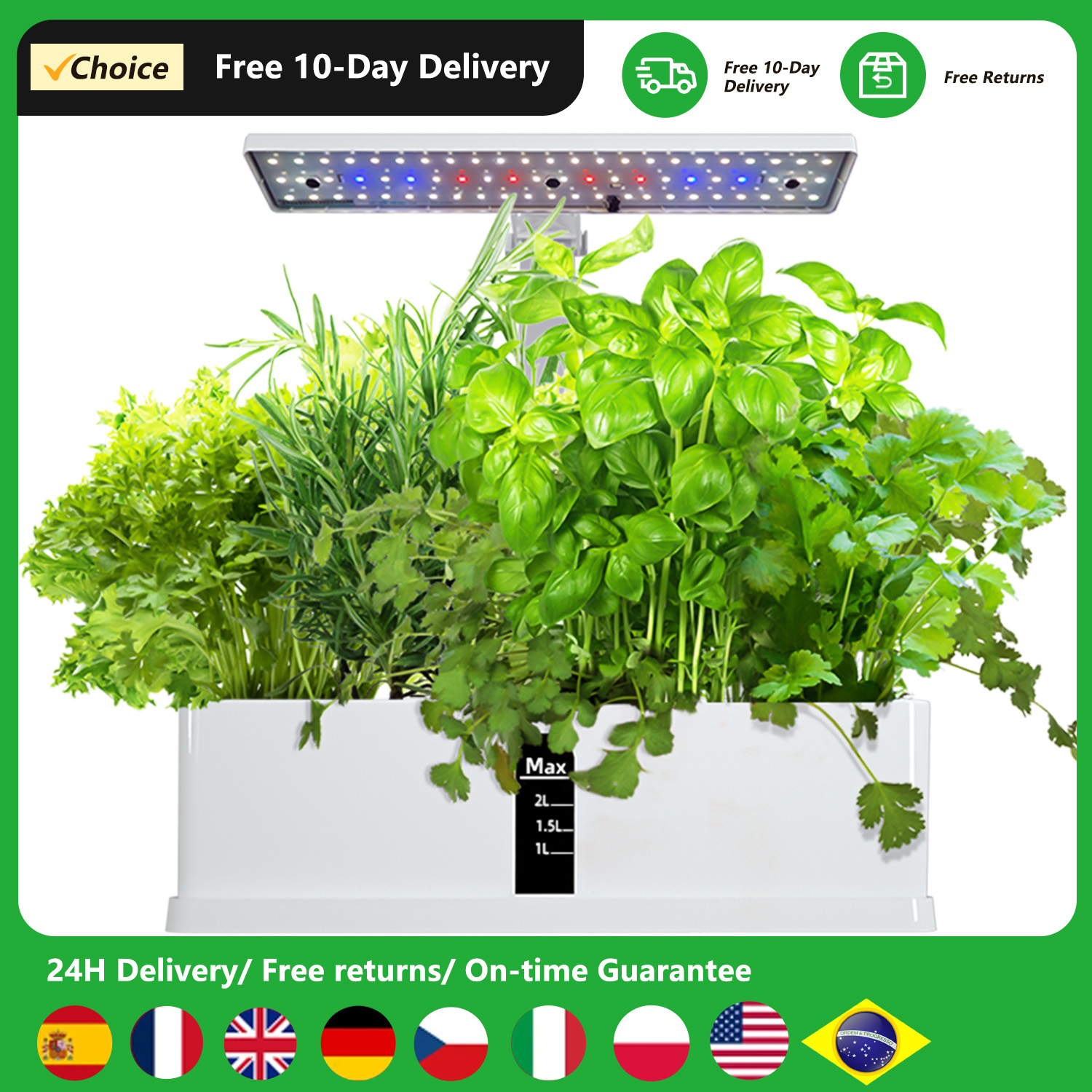 Smart Garden Products - Smart Hydroponics Growing System Indoor Garden