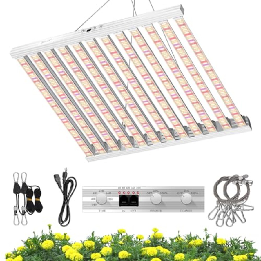 Plant Grow Light Full Spectrum - 840 Watt LED Grow Light Daisy