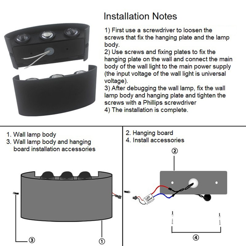 6W 8W RGBW Up Down LED Wall La - Smart Garden Products recensione e prezzo