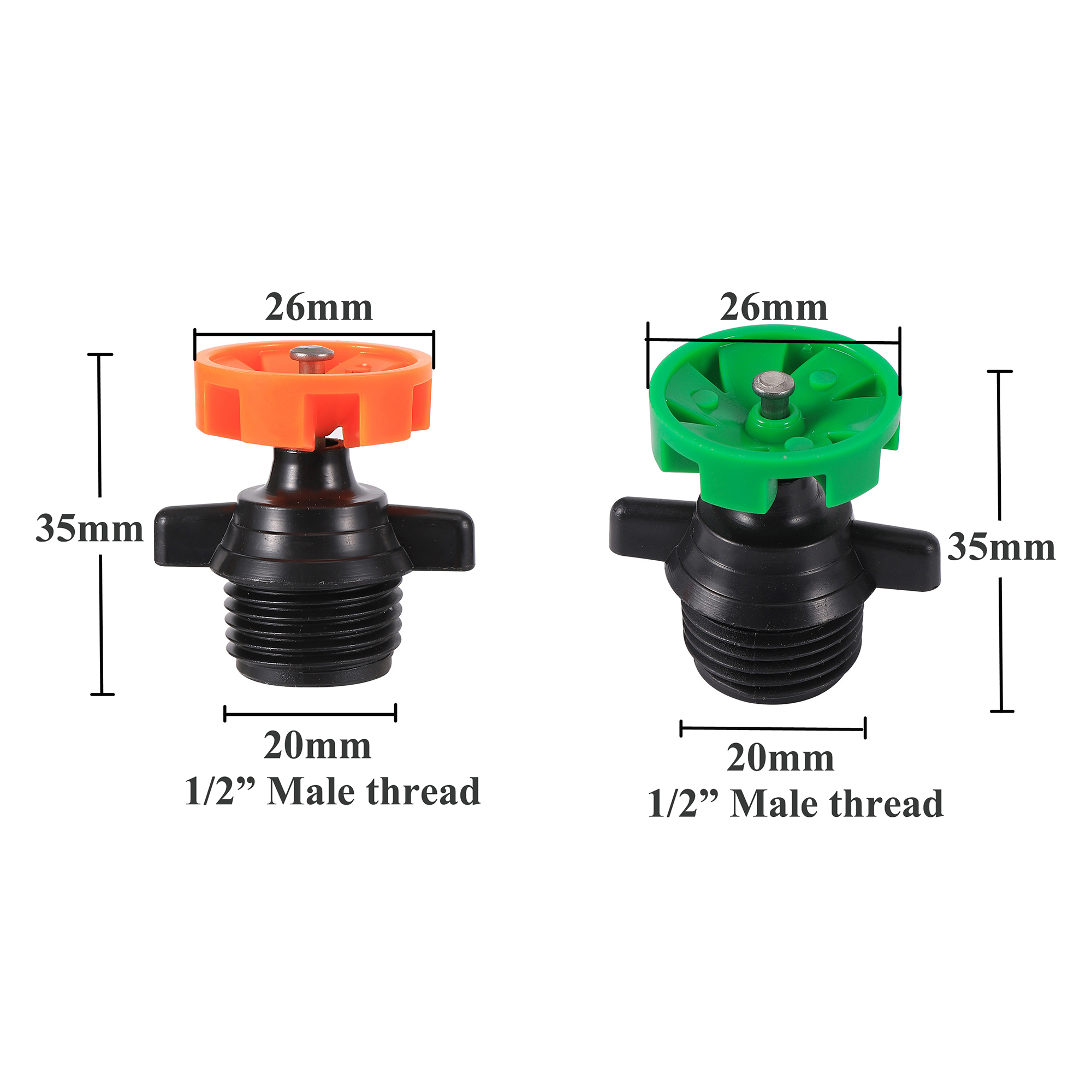 10Pcs Garden Sprinkler 360° Ro - Smart Urban Garden recensione e prezzo
