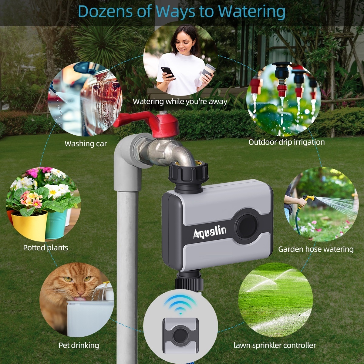 Aqualin WiFi Water Timer Tuya  - Smart Garden Products recensione e prezzo