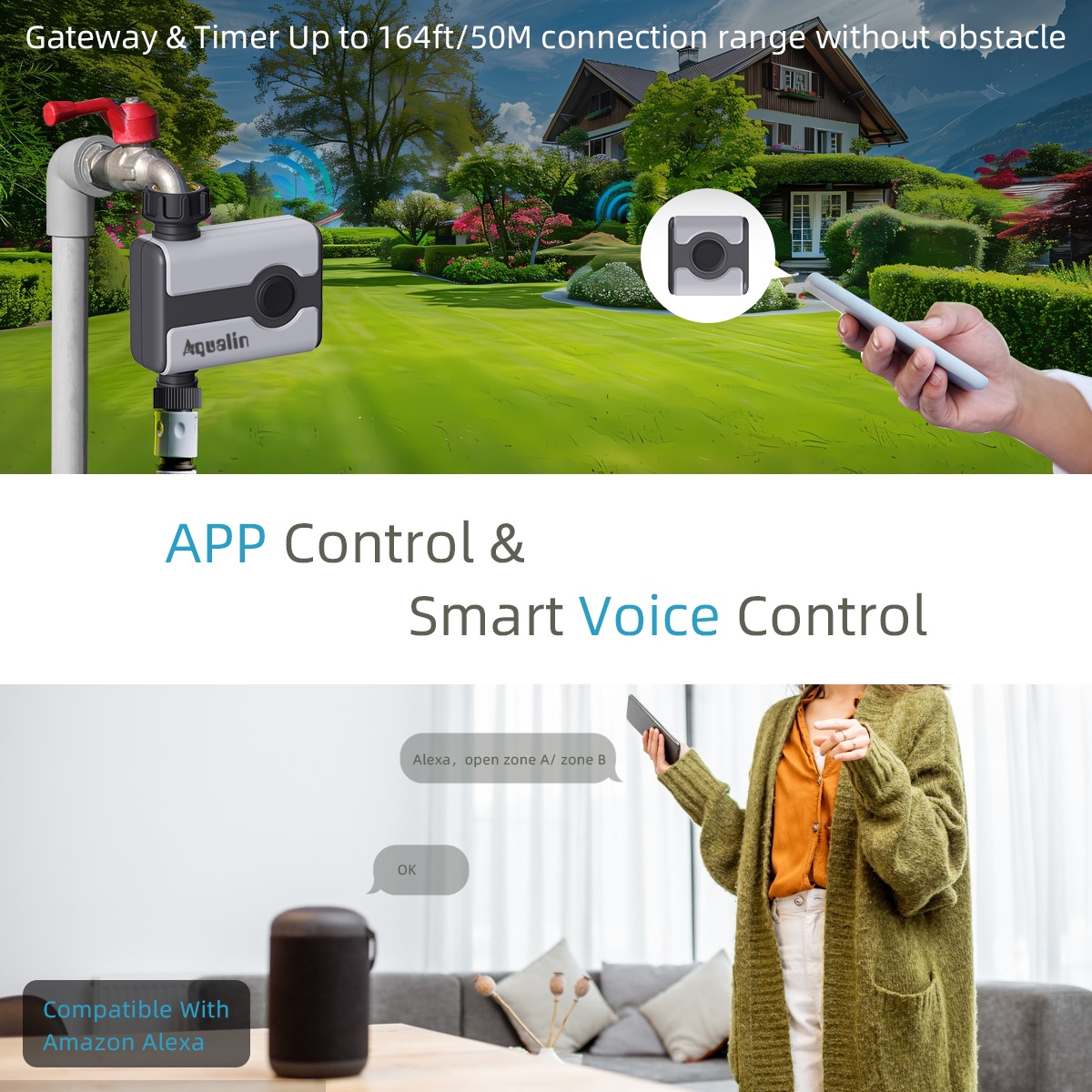 Aqualin WiFi Water Timer Tuya  - Smart Garden Products recensione e prezzo