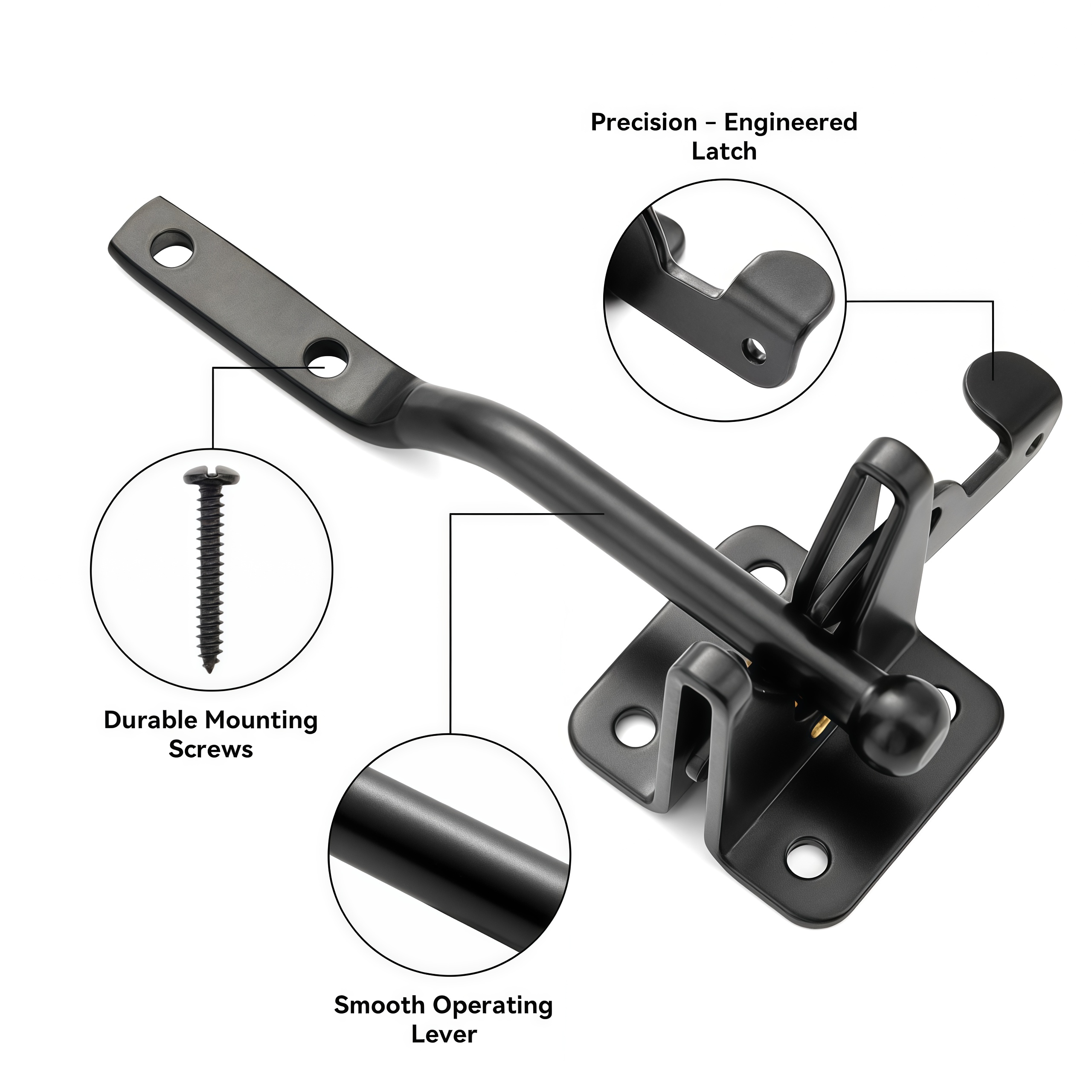 Auto Gate Latch With Bolt  For - Smart Urban Garden recensione e prezzo