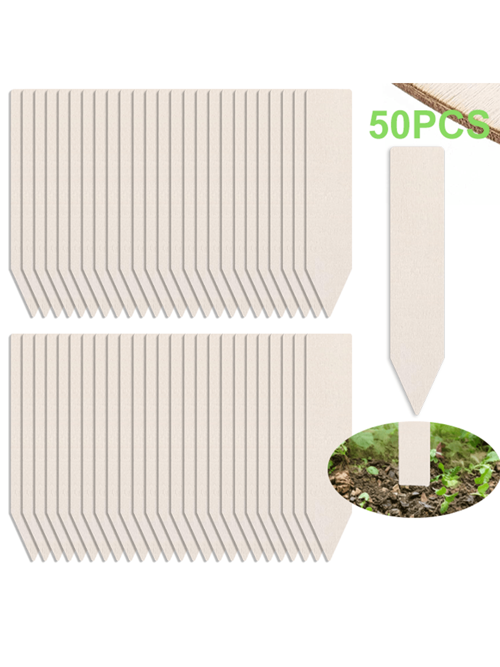 Plant Labels 4 Inch 20/50Pcs w - Garden Journal Planner recensione e prezzo