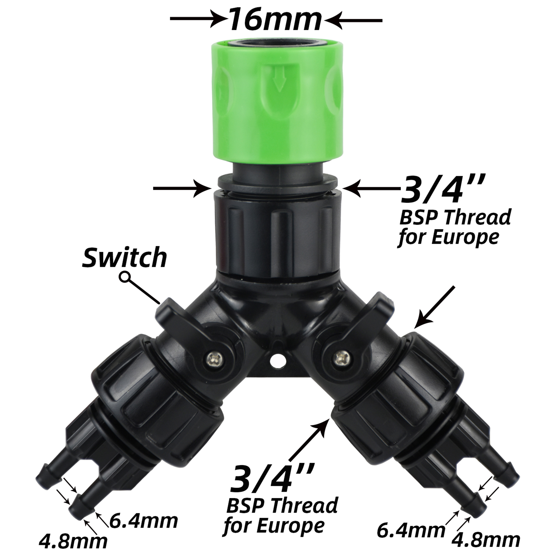 Tap Adapter Drip Irrigation 4- - Smart Urban Garden recensione e prezzo