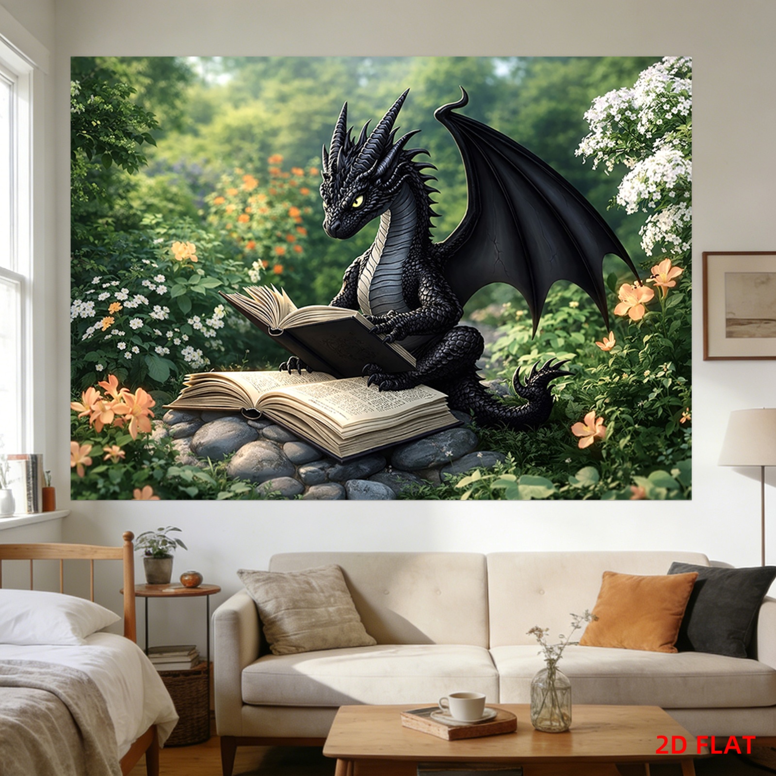 Fantasy Dragon Reading Book Ta - Garden Journal Planner recensione e prezzo
