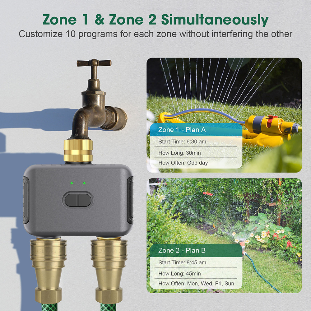 Tuya 2 Zone Watering Timer Gar - Smart Garden Products recensione e prezzo